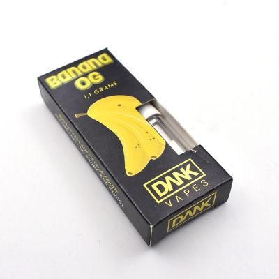 Customized Disposable Vape Cartridge 0.5ml 1ml Printed Packaging Box for Vapes Cartridge Pen