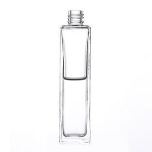 60ml Manufacturer Square Flint Luxury Cosmetic Perfume Glass Bottle for Wholesale