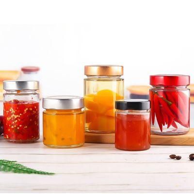 Manufacturers Direct Hot Sauce Square Bottle Jar with Lid Sealed Lead-Free Bottle Household Food Sealed Cans