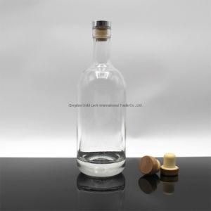 Thick Bottom 375ml/500ml/700ml/750ml Glass Gin Bottle