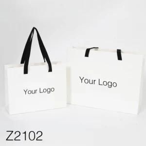 Z2102 Logo Customized Cheap Take Away Brown Kraft Paper Bag for Restaurant