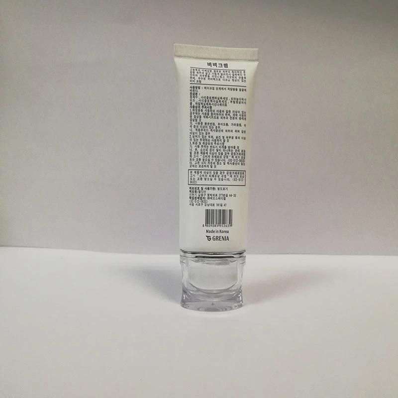 Sunscreem Cream Oval Plastic Tube Packaging Cosmetic Flat Tube