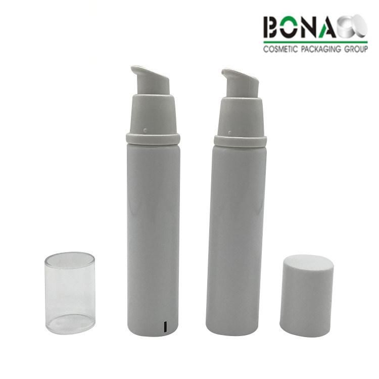 30ml 50ml PCR Matte Black Soft Touch Tube with Airless Pump for Cosmetic Packaging