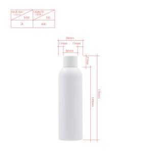 400ml Screw Cap Facial Lotion Bottle Cosmetic Packaging Plastic Products