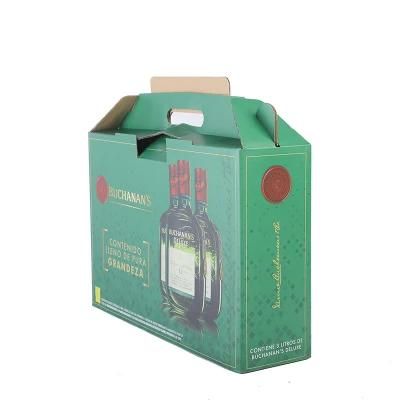 Customized Cheap Price Wine Liquor Bottle Packaging Box with Tray