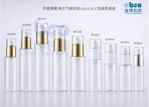 External Spring Series Cosmetic Packaging Lotion Bottle with Pump