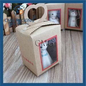 Gift Packaging Customized Craft Paper Box with PVC Window