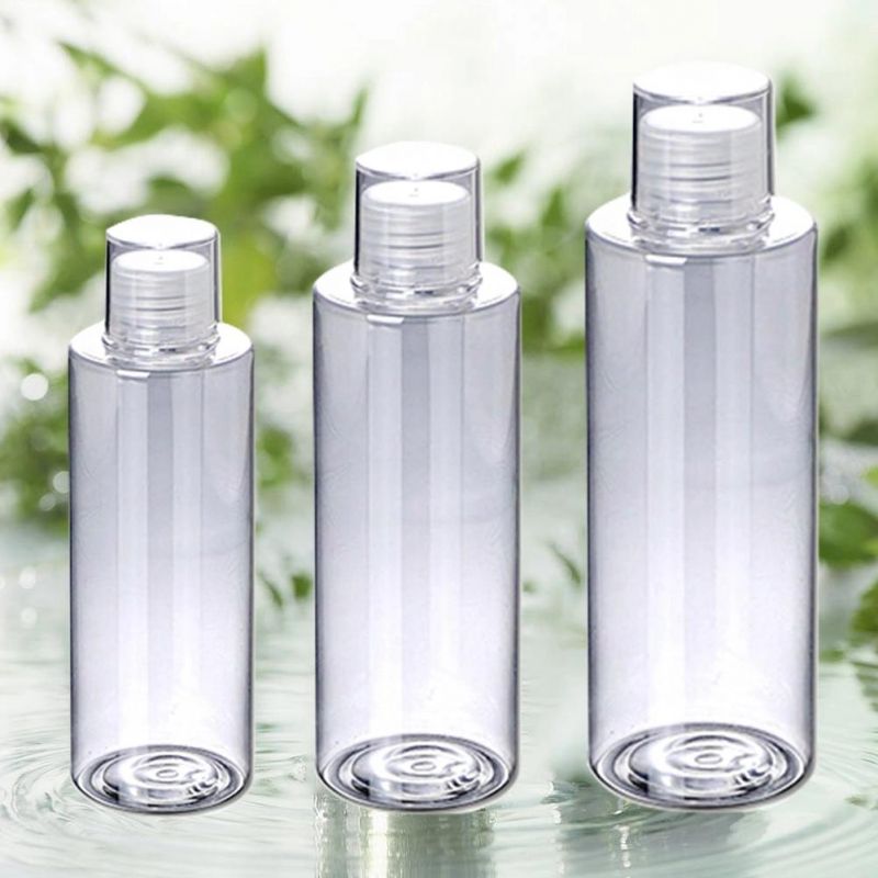 Container Refillable Toner Screw Lids Empty Essential Oil Travel Shampoo Cream Home Lotion Bottles Clear Flip Top Body Wash