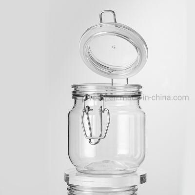 500g Pet Honey Bottle with Steel Wire Clasp Handle for Honey Packing