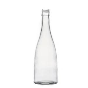 Glass Bottle Factory Transparent High Quality Wholesale Beverage Glass Bottle with Lids