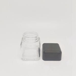 Large Storage Quantity 4oz Empty Shaped Child Proof Glass Jars for Sale