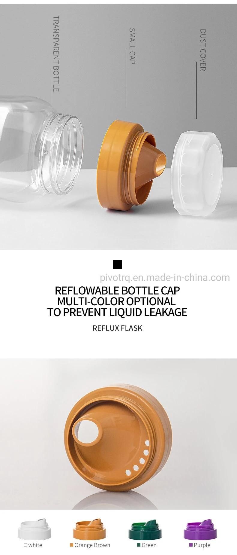 1kg Pet Food Grade Plastic Honey Bottle with Return Inlet Design Cap