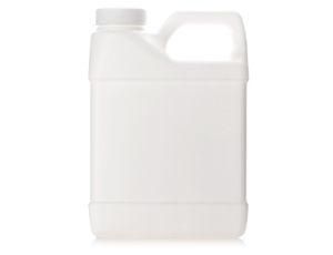 500ml (16.67oz) White HDPE Plastic Bottle with Handle with 3cm Neck Finish