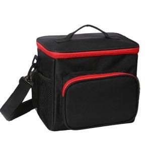 Chic Printing High Quality Oxford Food Bag Insulated Polyester Cooler Lunch Bag Zipper Hand Cooler Bag