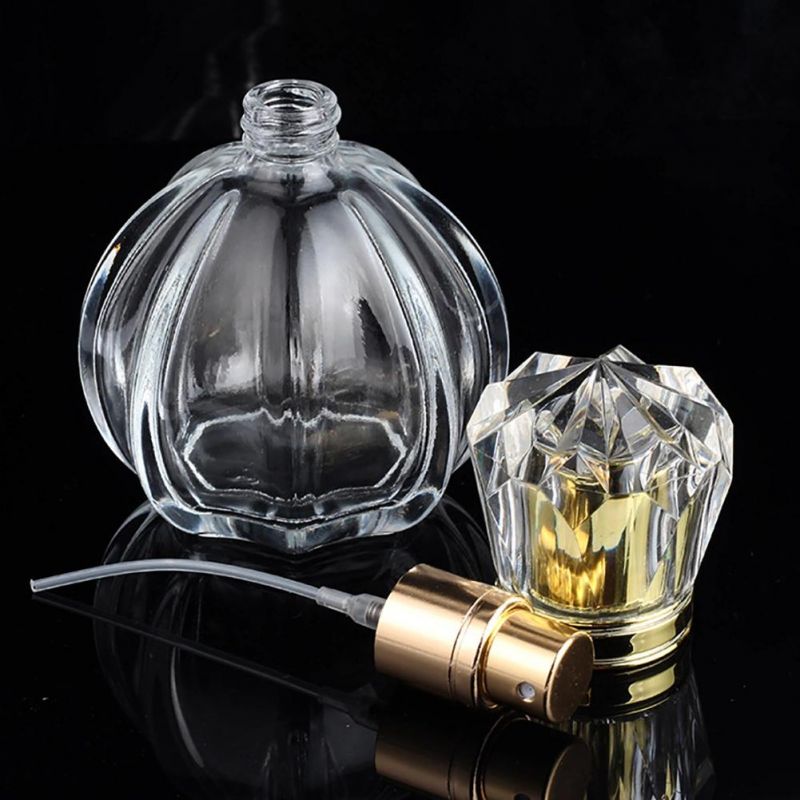 50ml Portable Clear Travel Refillable Atomizer Spray Perfume Glass Empty Bottle Portable Transparent Compact Size Refillable