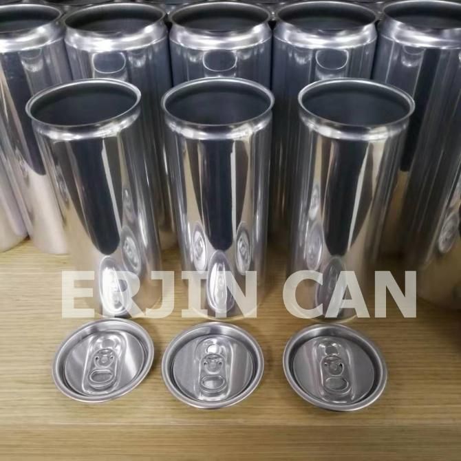 Custom Aluminum Beverage Cans with Easy Opening Ends
