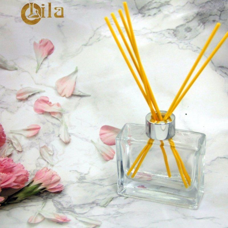 100ml Rectangle Diffuser Bottle with Reed Aromatherapy Bottles Fragrance Bottles with Cap