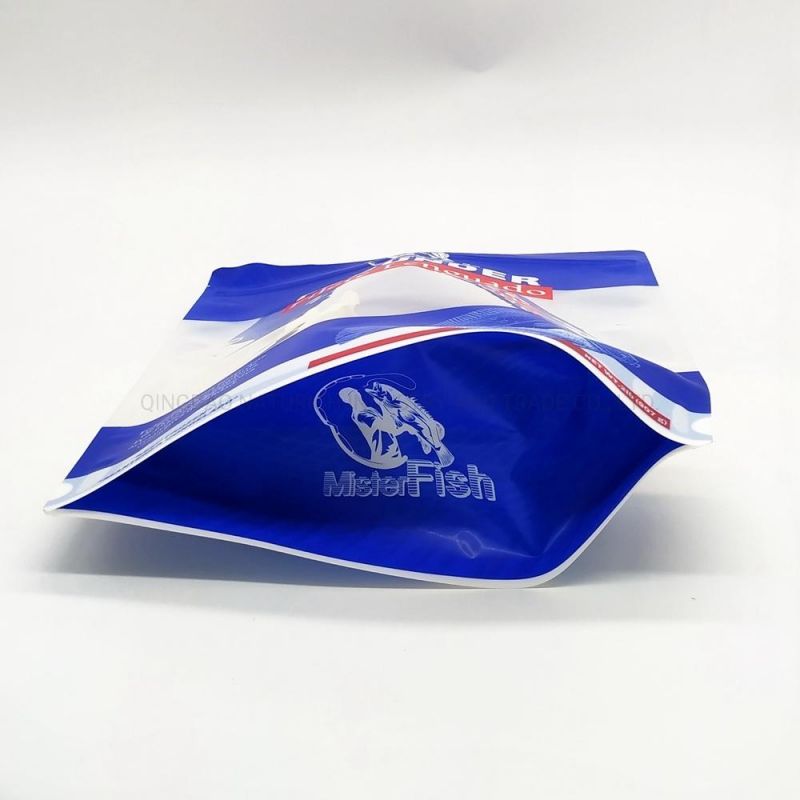 Frozen Fish Bag Stand up Zipper Printed Custom Logo Food Pouch Frozen Fish Packaging Bag Mylar Bag