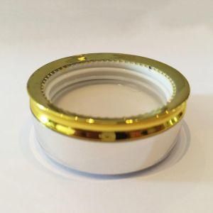 High Standard Aluminum Jar Lid with Golden Stripe