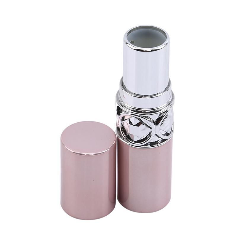 New High Grade Pink Color Empty Lipstick Tube Heigh Quality Hot Sale Luxury Women Lip Balm Maquiagem Container Bottles