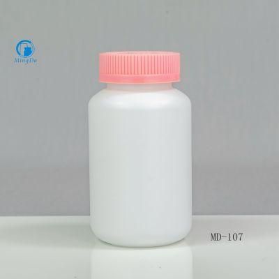 Food Grade HDPE White 250ml Round Bottle MD-011