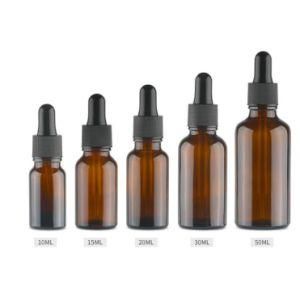 5ml 10ml 15ml 20ml 30ml 50ml 100ml Matte Black Glass Dropper Pipette Bottle Essential Oil Cosmetic Bottle