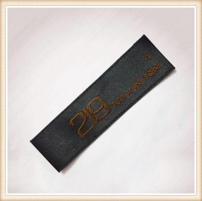 Wholesale China Soft Surface Woven Label with End Folding for Clothing Accessories