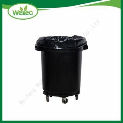 Recycling Extra Large HDPE LDPE Plastic Black Colour Trash Garbage Bag