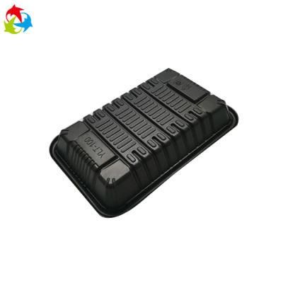 Disposable Black Plastic Packing Food Blister Meat Tray