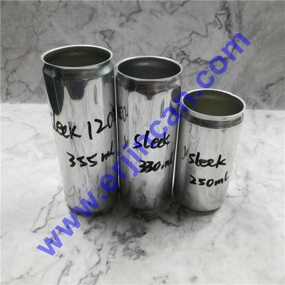 Sleek 355ml 2 Piece Aluminum Can 12oz for Beer