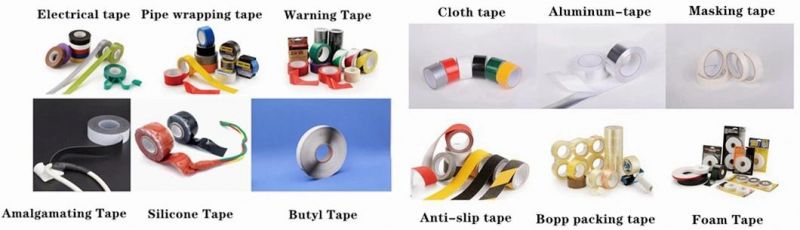 Waterproof Colored Hot Melt Single Side Rubber Duct Gaffa Sealing Custom Colorful Silver Black Book Binding Adhesive Cloth Tape