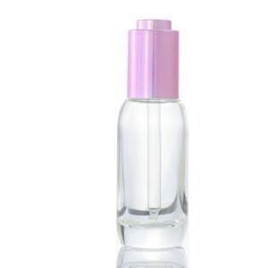 Luxury Skin Care Packaging 15ml 30ml 40ml Empty Clear Colorful Dropper Glass Serum Bottles
