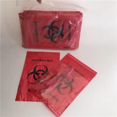 Custom Printed PE Biohazard Specimen Bags