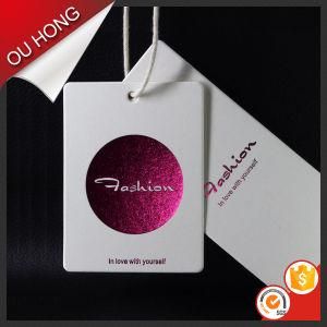 Two Layers Glossy Surface Hang Tag with Cotton String