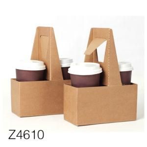 Z4610 Paper Cup Holder Tray Take Away Paper Cup Holder Coffee Paper Cup Holder