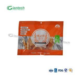 High Quality Laminated Plastic Resealable Custom Three Side Seal Bag for Pet Food with Transparent Window