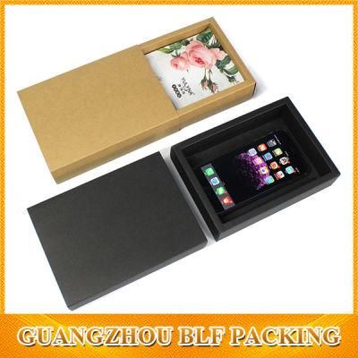 Phone Set Paper Packaging Box with Sliding Drawer