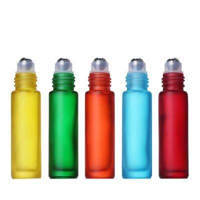 5ml 10ml Colorful Glass Perfume Roll on Bottle