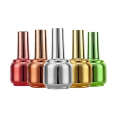 5ml 10ml 15ml 20ml Luxury Empty Electroplating Nail Polish Bottle