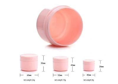 20g 50g 100g Round Shape PP Cosmetic Cream Jar Plastic Bottle Jar