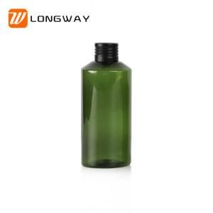 200ml Dark Green Pet Bottle with Aluminium Oxide Cap Toning Lotion Packaging