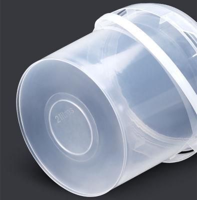 67oz Safe Food Grade Plastic Containers Plastic Packaging Bucket Water Pail with Handle and Lid