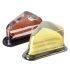 Custom Design Transparent Window Cupcake Box 2 3 Tiers Mini Boite De Gateau Portable Plastic Cup Cake Dessert Packaging Box