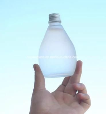 Wholesale Round Glass Cold Brew Coffee Bottle Frosted Beverage Glass Bottle of Juice and Milk 100/250/350/500ml