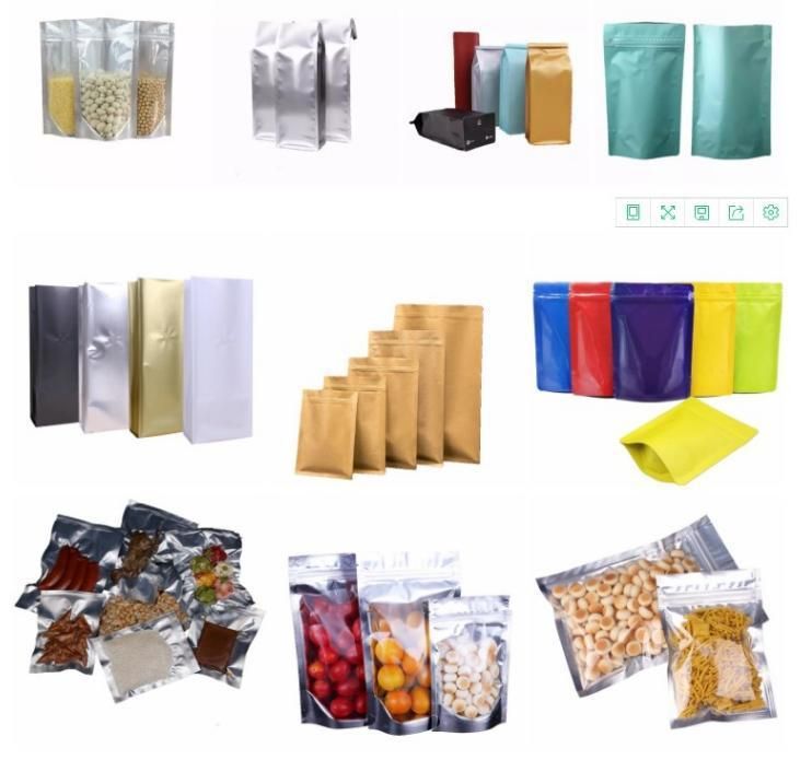 Hot Selling Eco-Friendly Resealable Packaging Plastic Zip Lock Bag with Window