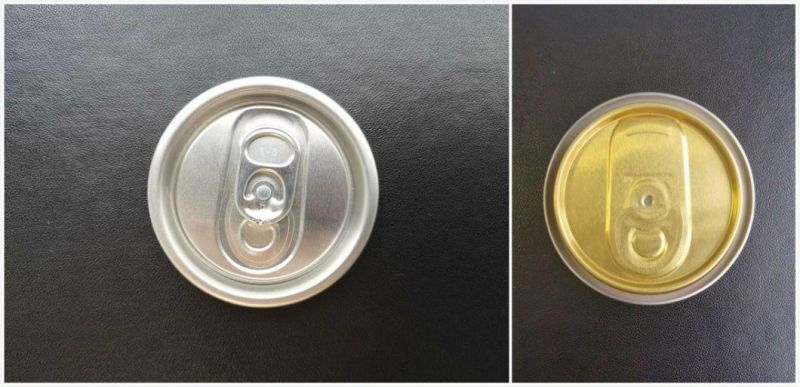 Food Packaging Easy End Open Beverage Can Aluminium Lid