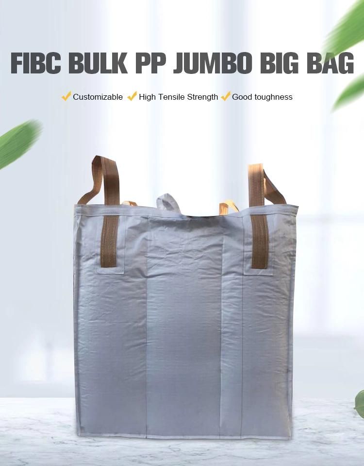 Construction Waste Skip Bag Garbage PP Bulk Bag with Full Open Top