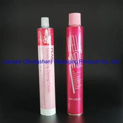 Offset Custom Printing Aluminium Tube Soft Metal Packaging Hair Dyeing