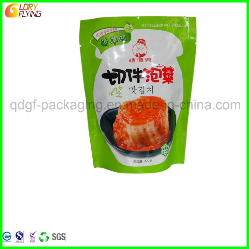 220g Standing Bag for Packing Korean Kimchi/Aluminum Foil Plastic Food Bag