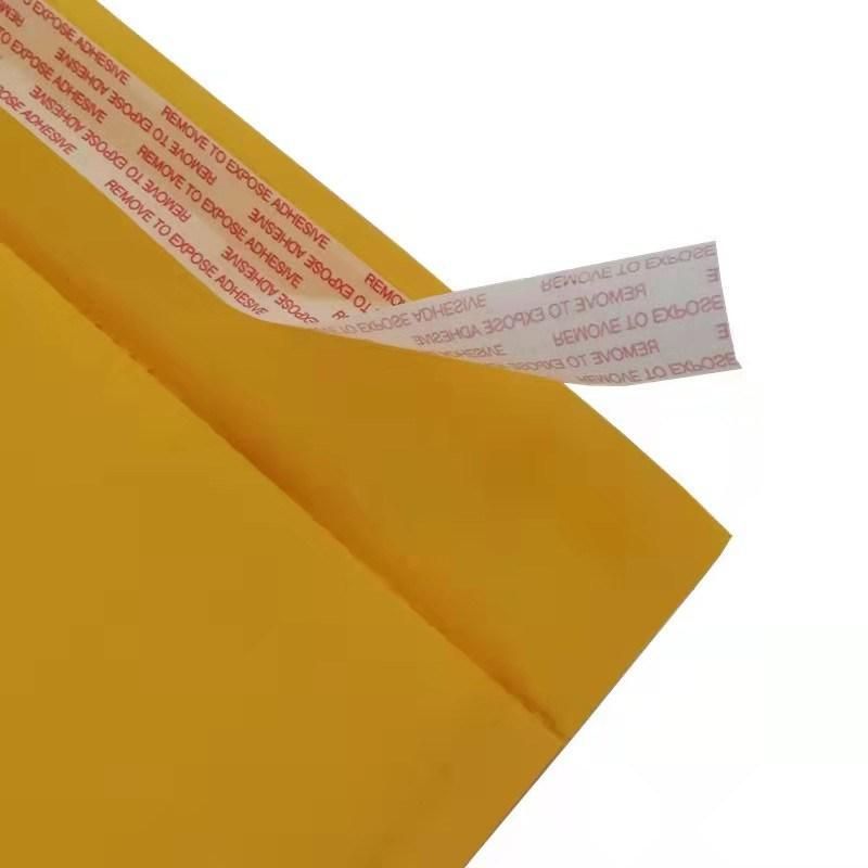 Recyclable Custom Logo Shipping Packaging Kraft Cover Paper Mailers Bag Corrugated Paper Padded Cushion Packaging Envelopes